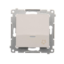 SIMON54 biały DD1L.01/11 Przycisk podśw. dzwonek