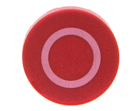 Wkładka przycisku 22mm wystająca czerwona z symbolem O M22-XDH-R-X0 218155