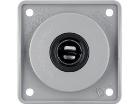 Integro Flow Gniazdo 12 V samochodowe szary 945172507 HAGER