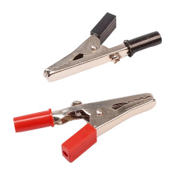 Krokodylki duże - para (czarny i czerwony)