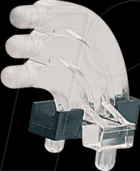 12761003 Light guide, 3x1-way, ø 3 mm, spherical, angulated