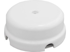 Puszka instalacyjna natynkowa mała Retro ceramic, biała