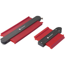 Toolcraft TO-7339074 Profile Gauge Compact Adjustable Locking Mechanism