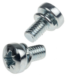 Śruba z podkładką M6 Sprężyna długość 12mm Stożek Stalowe