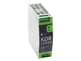 Zasilacz impulsowy KDR 12048 230/ 48VDC 2,5A 120W na szynę DIN, Uzas: 88-264VACVAC, Ta70, 17000-1816