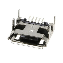 Gniazdo micro USB B 5-pin SMD zgodne z USB 2.0 do płytki PCB