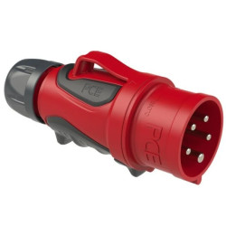 Wtyczka siłowa 5p 16A 400V przenośna IP54 zwrotnica faz GRIP PCE na kabel