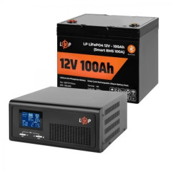 ZESTAW ZASILANIA AWARYJNEGO UPS + AKUMULATOR LIFEPO4 430VA 300W 1280Wh