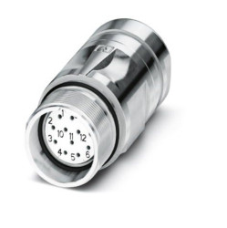 Złącze wielostykowe przemysłowe 19-pinowe M23 Montaż na kablu Gniazdo Phoenix Contact