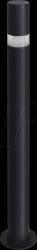 LX700208 Path light, 360°, black, GU10, IP44, Alu, with ground spike, 63