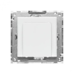 Simon 55 Elektroniczny łącznik hotelowy z podświetleniem LED (moduł) Biały mat TEWH1.01/111