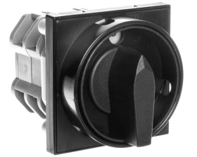 Łącznik krzywkowy 32A 3P mocowanie do pulpitu czoło zamykane czarne ŁK32RGP07