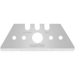 Martor 60095.70 Blades Trapezoidal 10Pieces High-Quality Steel Dual Edge
