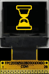 EA W064048-XALG Micro graphic OLED, 0.66 inch, 64x48 dot, yellow