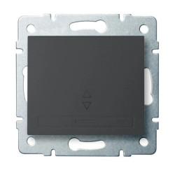 DOMO Łącznik schodowy szybkozłączka 10AX 250V grafit 011050241 24895