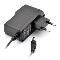 Zasilacz impulsowy 12V/1A - wtyk DC 5,5/2,1 mm