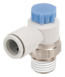 Regulator przepływu SMC Gwintowany Regulator prędkości AS