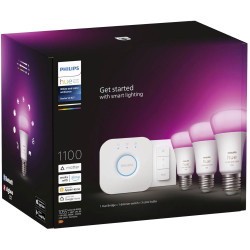 Philips 871951429135500 Hue LED Light Bulb E27 Starter Set 3x800lm