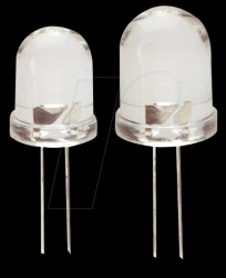 L-793SRC-F LED, 8 mm, wired, red, 4500 mcd, 40°