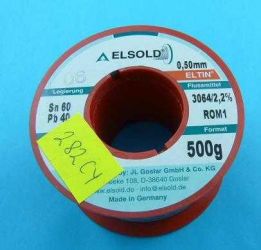 Sn60/Pb40 0,50mm 500g ELTIN SPOIWO