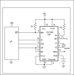 Serial Alarm Real-Time Clock