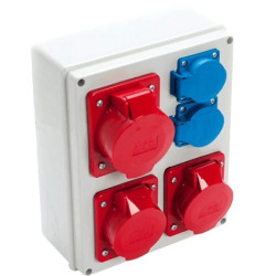 VIPLAST Rozdzielnica Gniazdo 2x32/5 + 16/5 + 2x250V