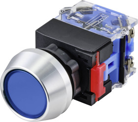 TRU COMPONENTS TC-9428092 Przycisk LAS0-L-11/B, 22 mm, 250 V, 5 A, 1 szt.