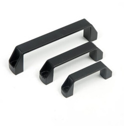90mm Heavy Duty Black Powder-Coated Aluminum Cabinet Drawer Door Handle