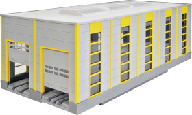 Zestaw do złożenia Kibri 39252 H0 Hala konserwacyjna GleisBau 1 szt.