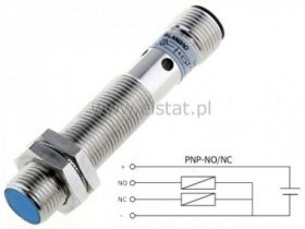 Indukcyjny LR12XBF04DPRY-E2 ( PNP, NO/NC, 4P, M12)