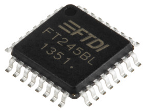 Pamięć FIFO FT245BL-REEL, LQFP 32-pinowy, Od 3 V do 5,25 V, FTDI Chip