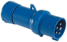 Przemysłowa wtyczka przenośna, prosta, 16A, 3p+N+E, 200...250 V AC, IP 44 PKX16M425