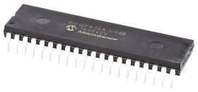 Mikrokontroler Microchip PIC16F87XA PDIP 40-pinowy Otwór przelotowy PIC 7kB 8 bit 20 MHz, 192 bit RAM Flash, 2 V