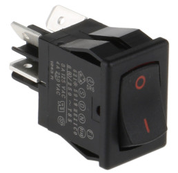Przełącznik kołyskowy Wł.-wył. Nie 8 A DPST Czerwony Carlingswitch