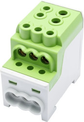 Blok rozdzielczy - dystrybucyjny Al/Cu SDB 200 (80030) SIMBLOCK zielony 81602005