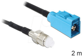 88630 HF cable, FAKRA Z socket &gt; FME socket, 2m