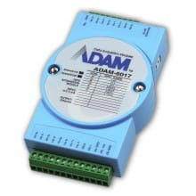 ADAM-6017 moduł pomiarowy 8AI z protokołem Modbus/TCP, MQTT i logiką GCL