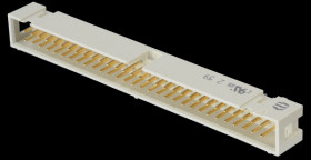 09 18 560 6324 Male connector, 60-Pin, straight