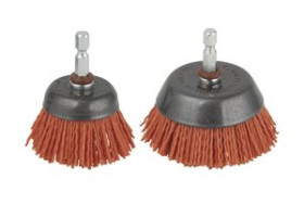 Szczotka doczołowa 100mm nylonowa zgrubna trzpień WF8478000