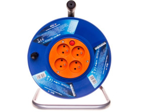 Przedłużacz bębnowy 4-gniazda z/u 20m H05VV-F 3x1 P19420