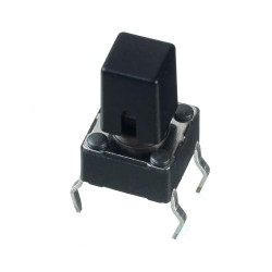 U5522 Black 4mm Square Tactile Switch Cap for PHAP5-30 APEM