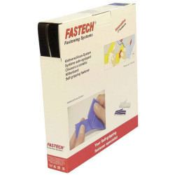 FASTECH B20-STD-HL999925 Sew-On Hook-and-Loop Tape 25m x 20mm Black