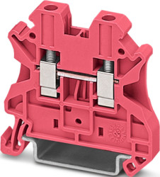 Through terminal block, screw connection, 0.14-6.0 mm², 32 A, 8 kV, pink, 1578439