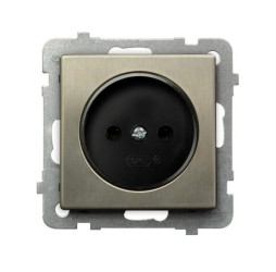 SONATA Gniazdo pojedyncze b/u nowe srebro GP-1RM/m/44