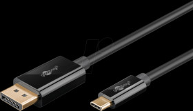 75706 Adapterkabel USB C &gt; DP, 4K 60 Hz, 3,0 m