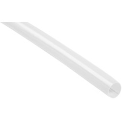 Heatshrink tubing, 4:1, (25.4/7.06 mm), PTFE, transparent, 339-02549, 1 piece with 1,2 meters