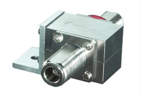 Ogranicznik przepięć LP-BTR-NFF ochrony systemów radiowych w pasmie od 20Mhz od 1Ghz.