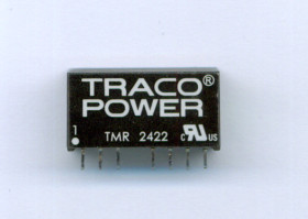 PRZETWORNICA NAPIĘCIA TMR 2422 DC-DC 18-36VDC +12VDC -12VDC 2W 2X83mA izolowana TRACO POWER (MOD-TMR2422)