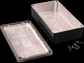 1550WBBK aluminum casing, 1550 W, 115 x 64 x 30 mm, black