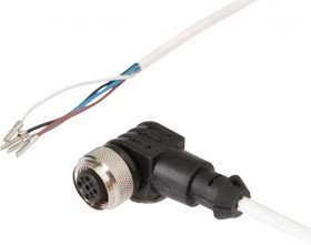 VKB0H321 Kabel połączeniowy, 20 m, gniazdo M12 4-stykowe kątowe, wolny koniec kabla, PTFE, 250 V, IP65